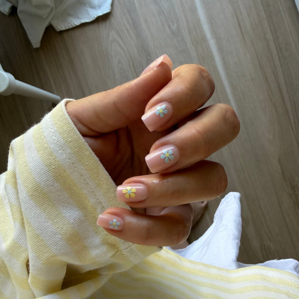 Petal | press-on nails | square