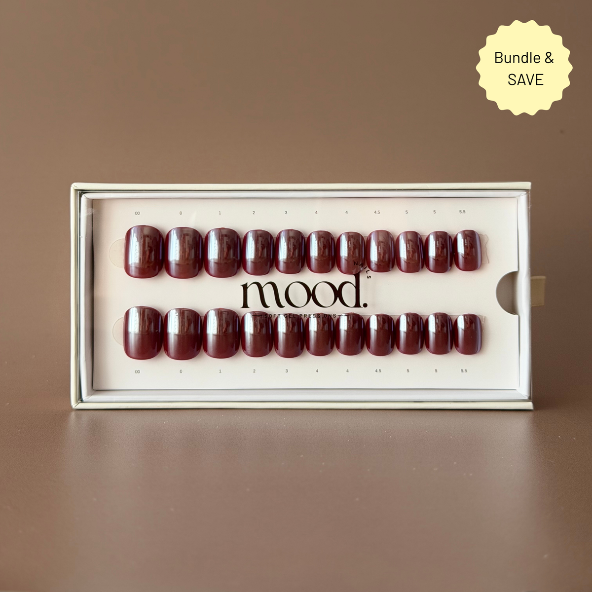 Cherry | press-on nails | squoval