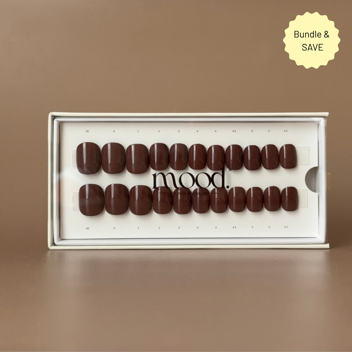 Espresso | press-on nails | squoval