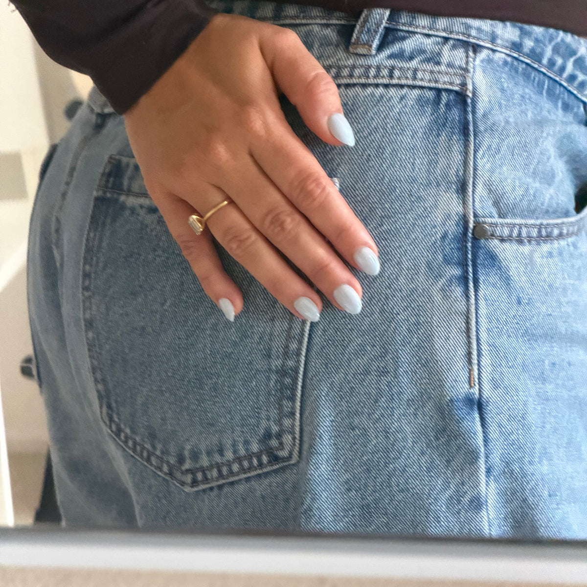 Sky | press-on nails | xs almond