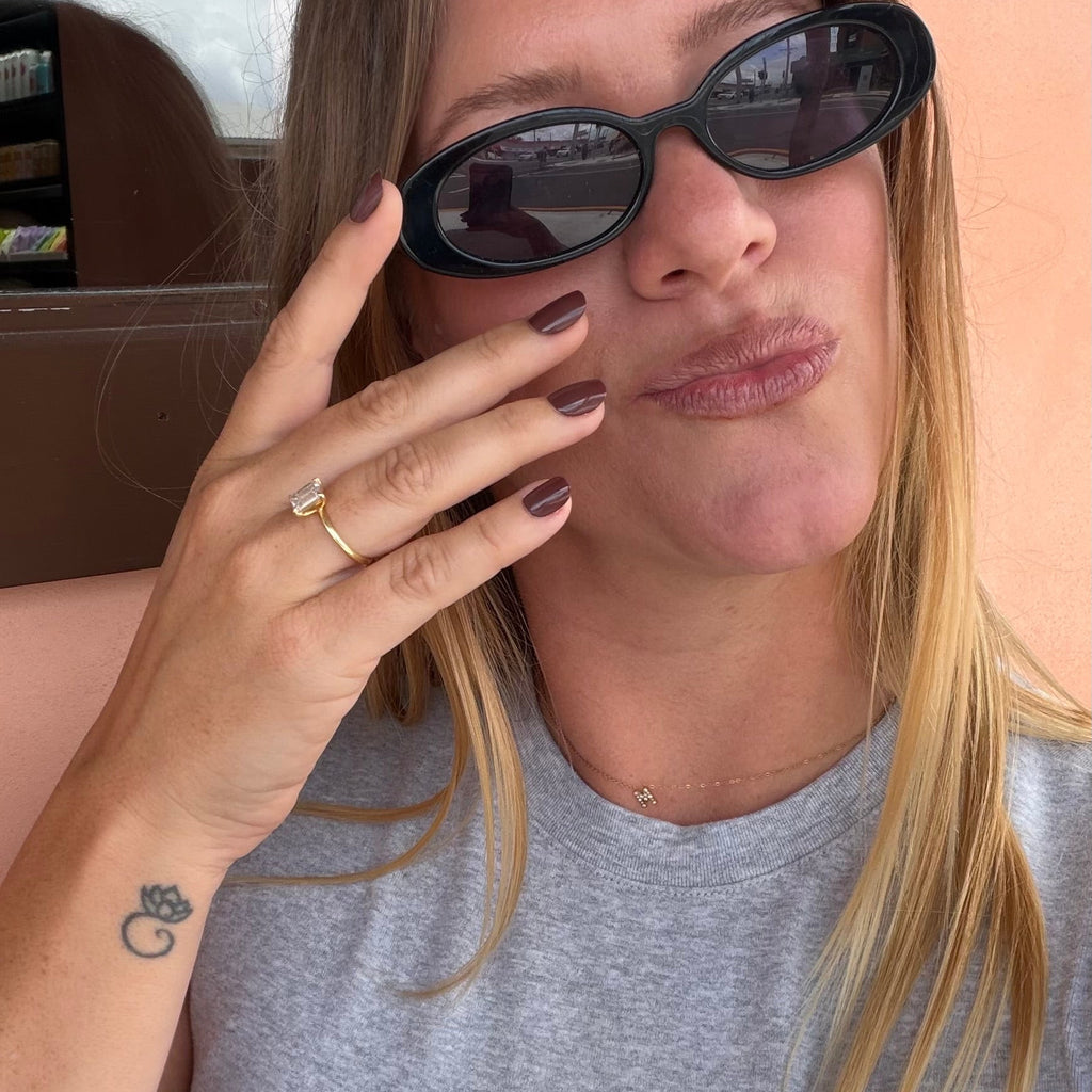 Espresso | press-on nails | squoval