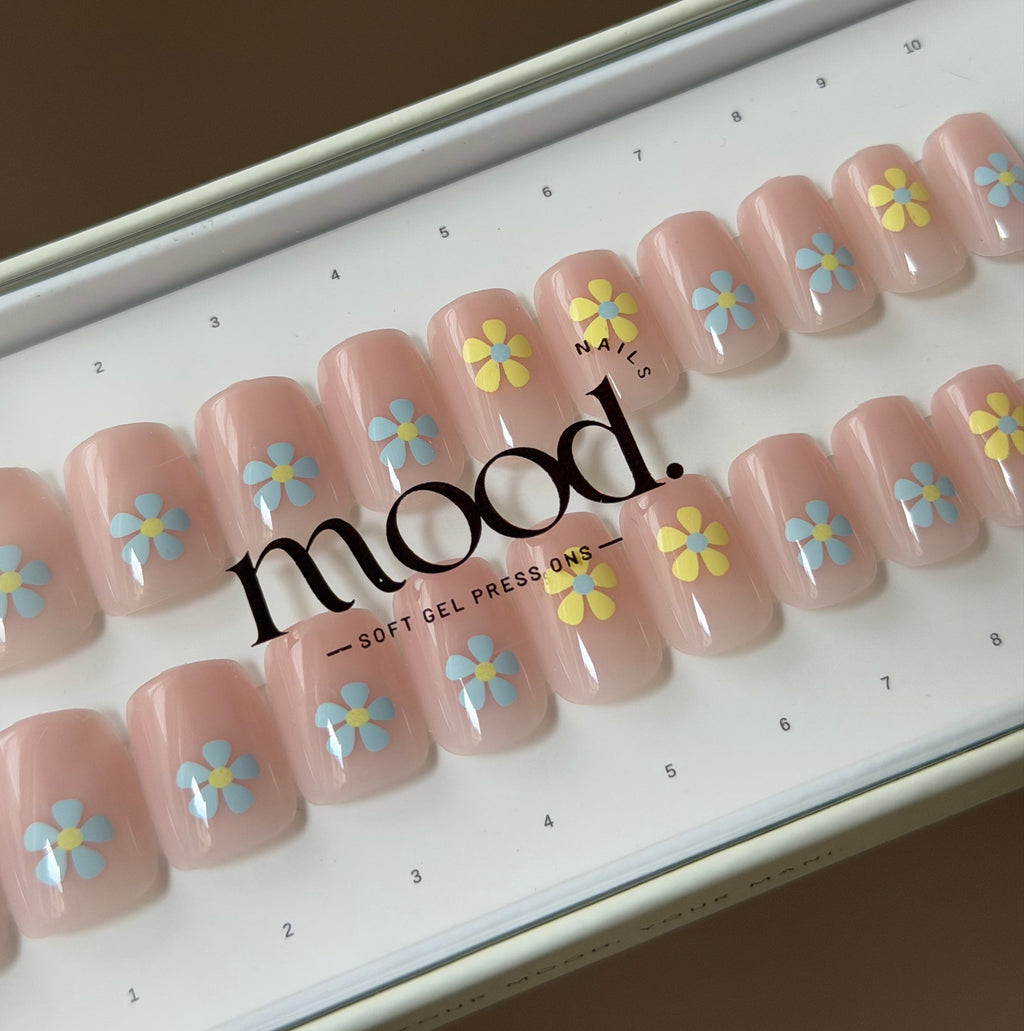 Petal | press-on nails | square