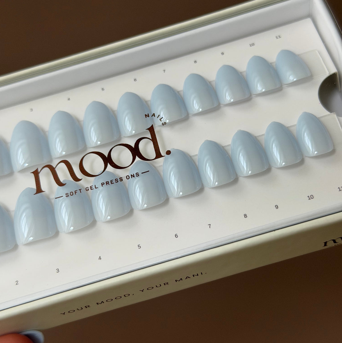 Sky | press-on nails | xs almond
