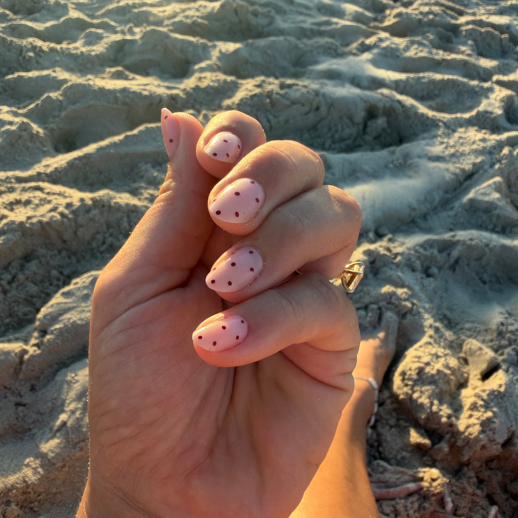 Sprinkle | press-on nails | oval