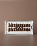 Mocha | press-on nails | almond