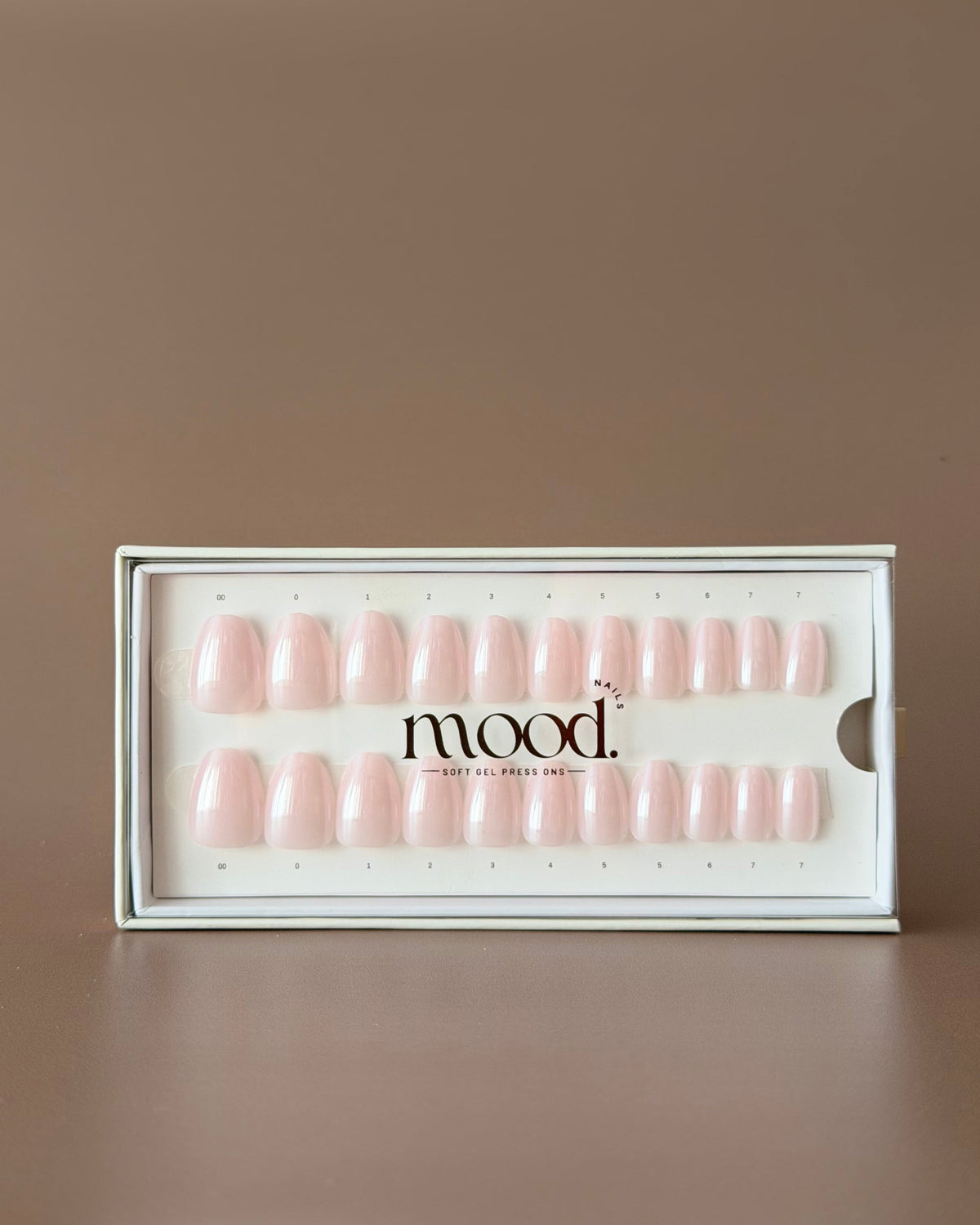 Glazed | press-on nails | oval