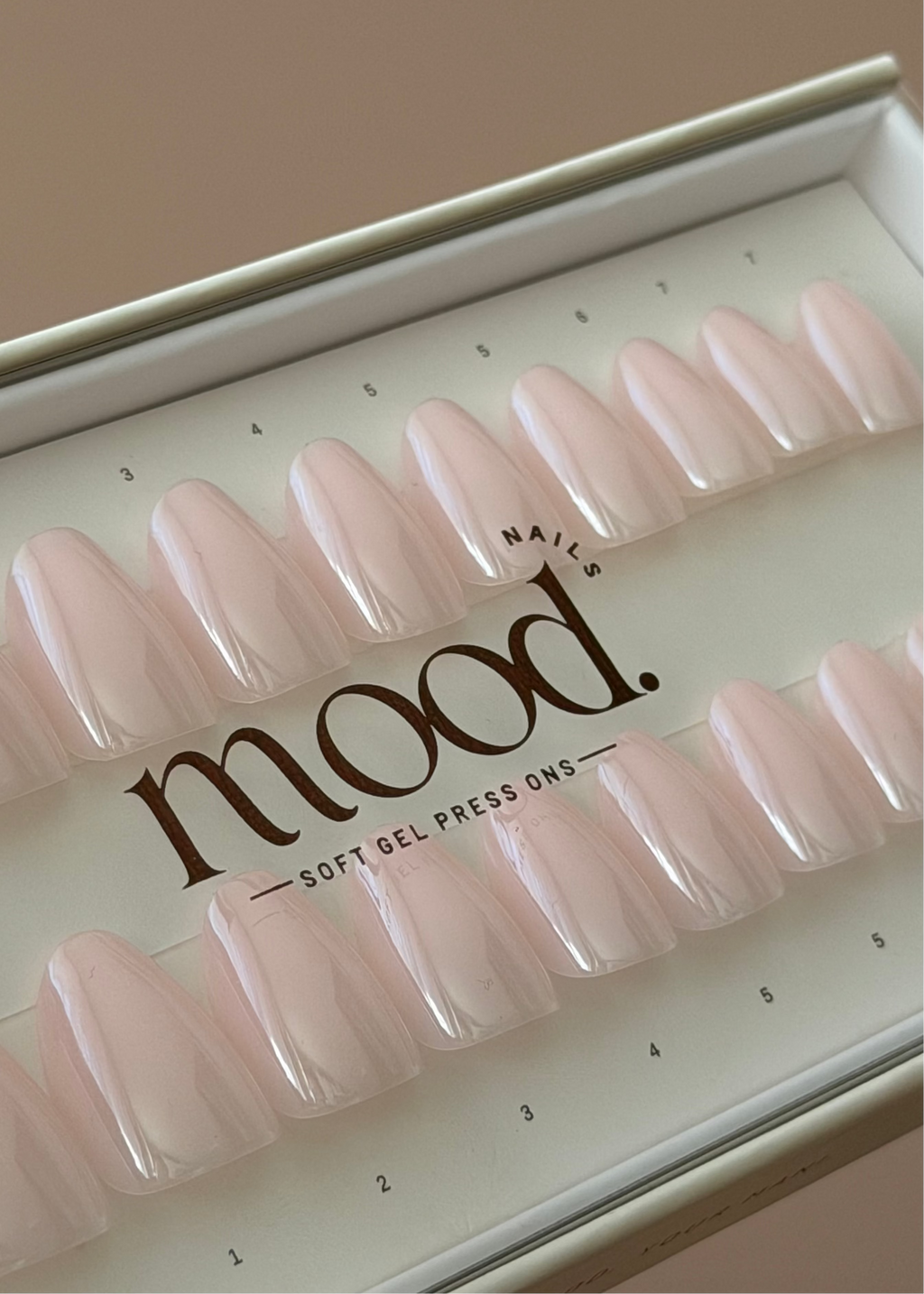 Glazed | press-on nails | oval