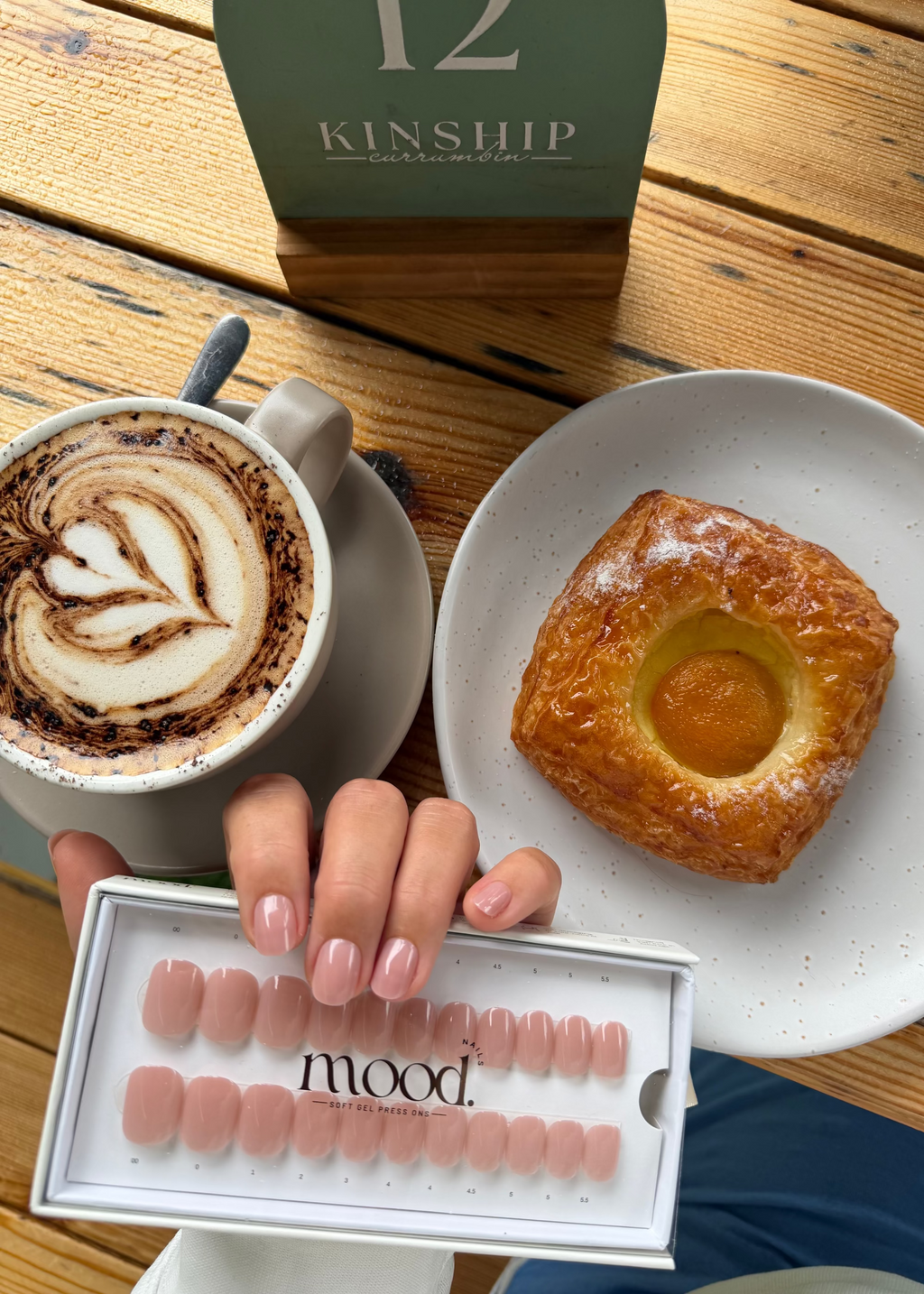 Nude Mood | press-on nails | squoval