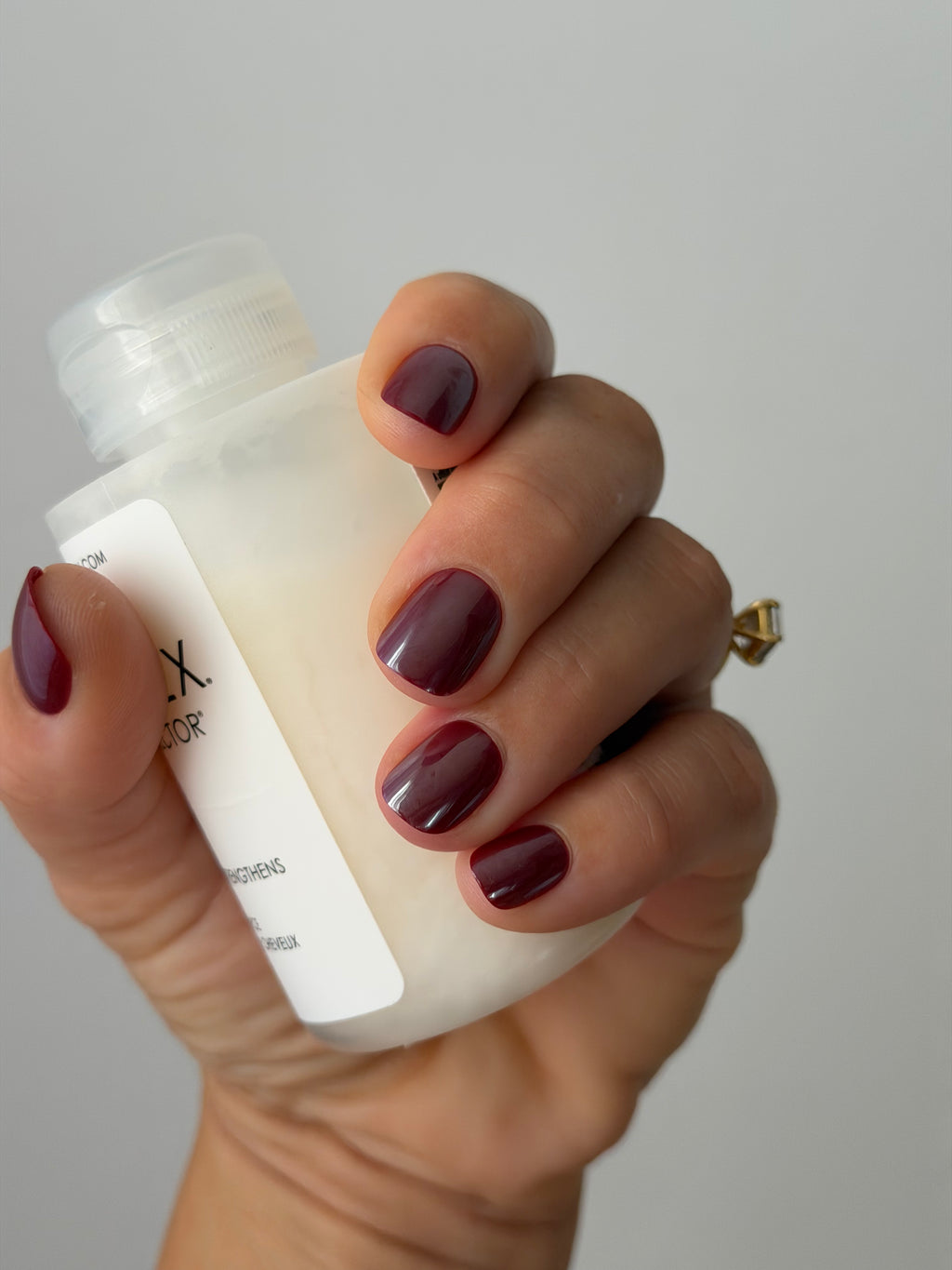 Cherry | press-on nails | squoval