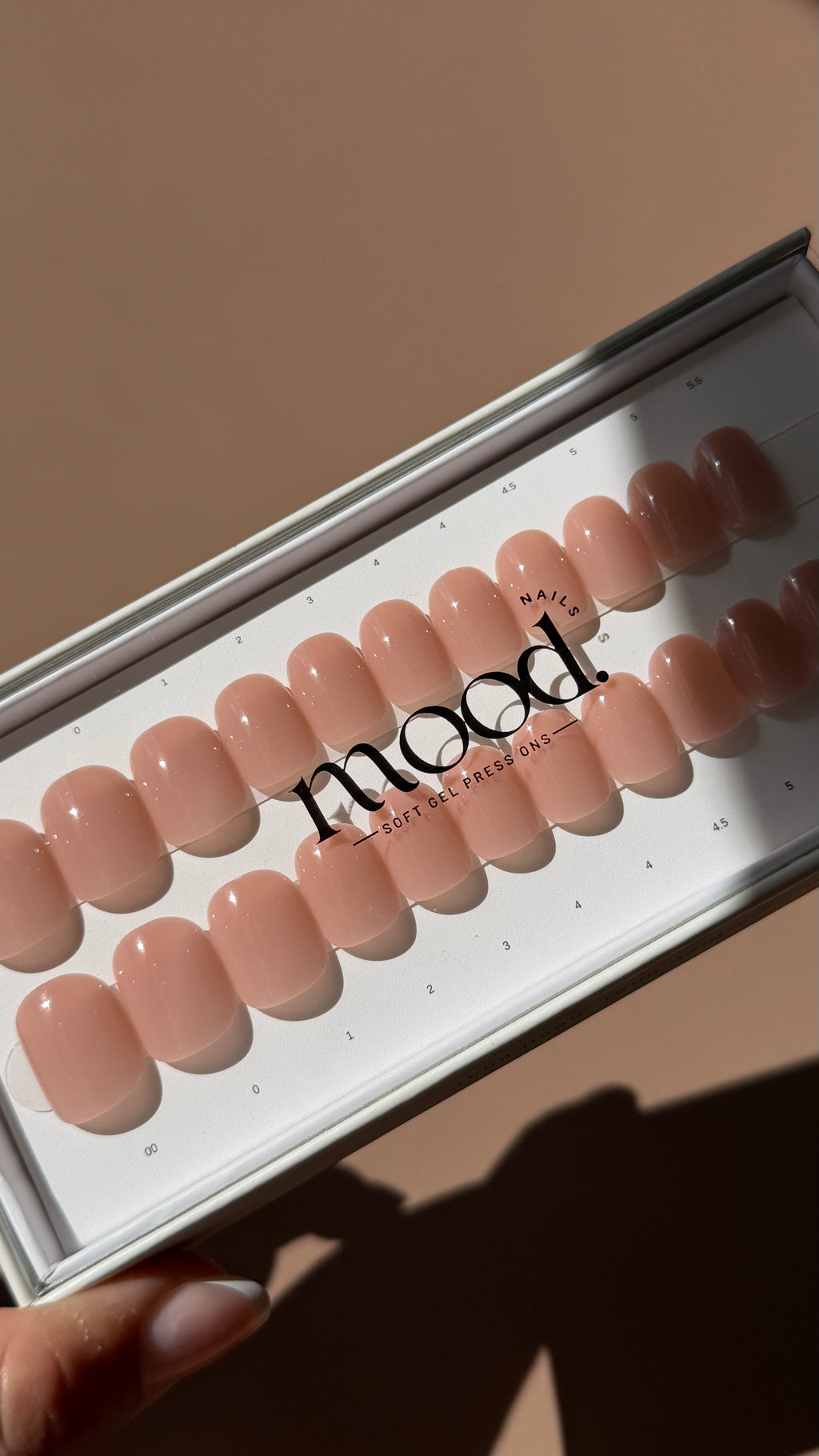 Nude Mood | press-on nails | squoval