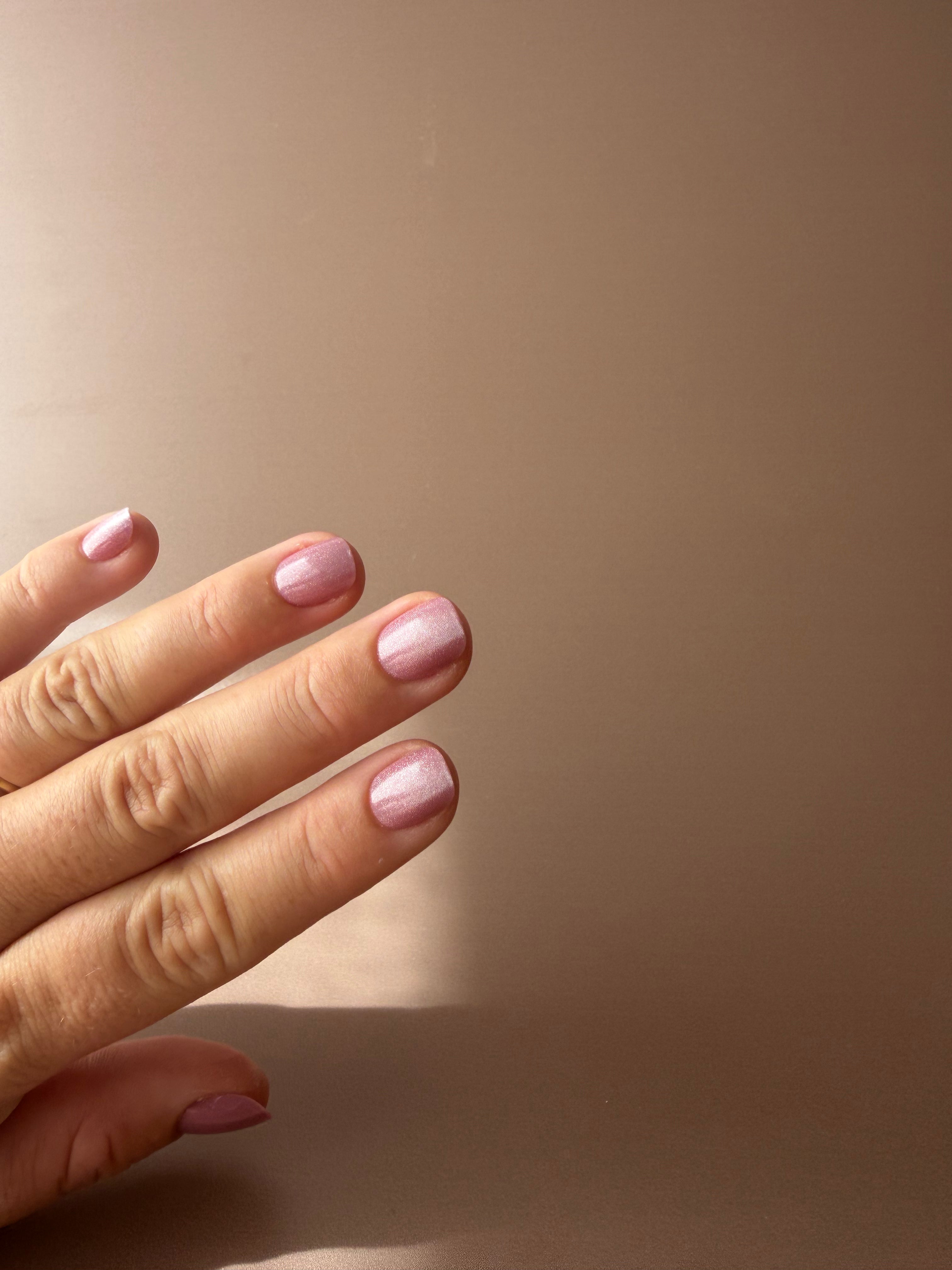 Blush | press-on nails | squoval