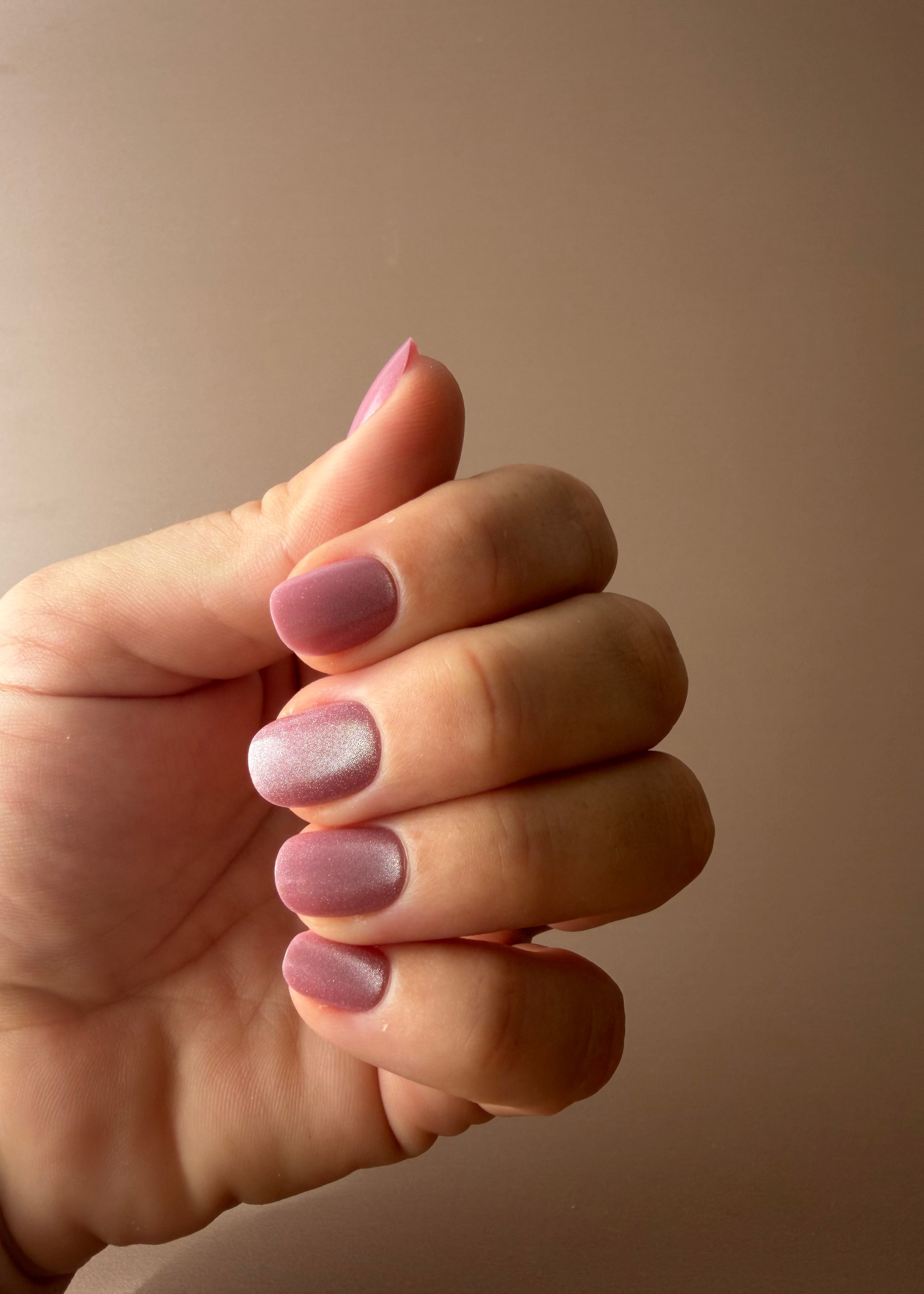 Blush | press-on nails | squoval