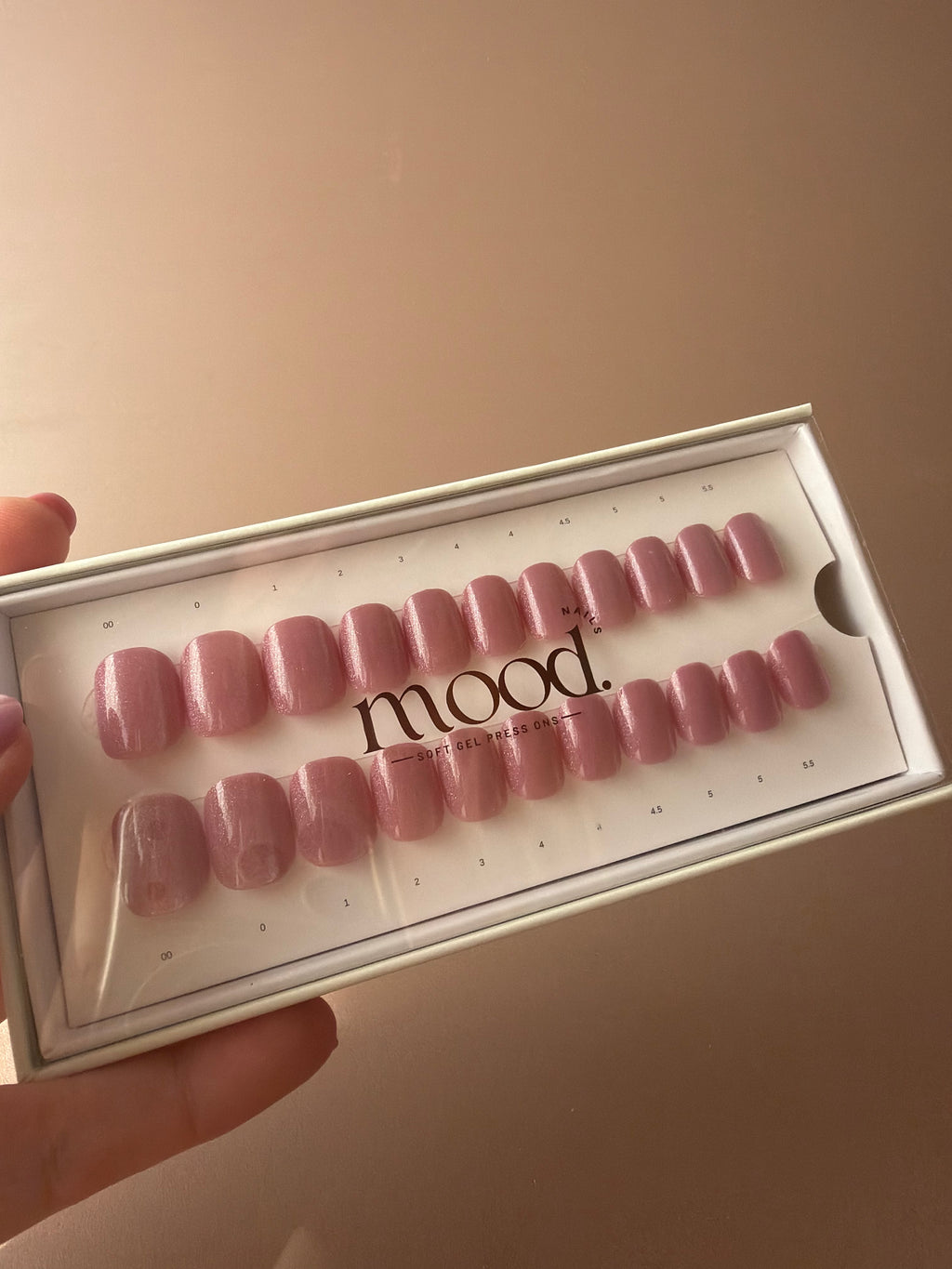 Blush | press-on nails | squoval