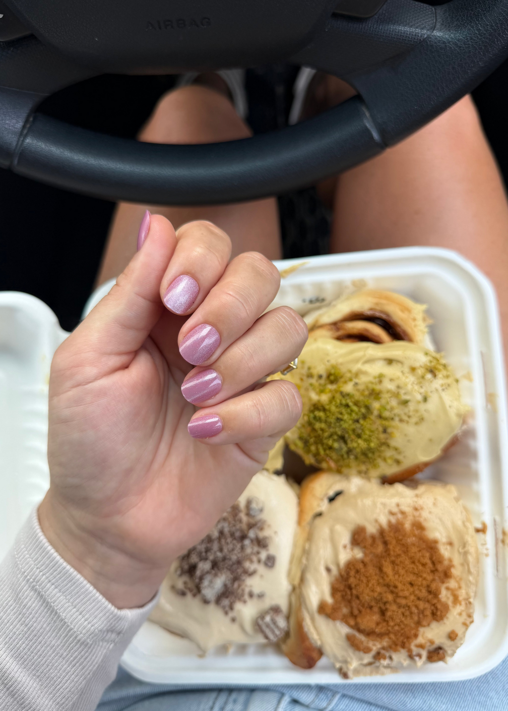 Blush | press-on nails | squoval