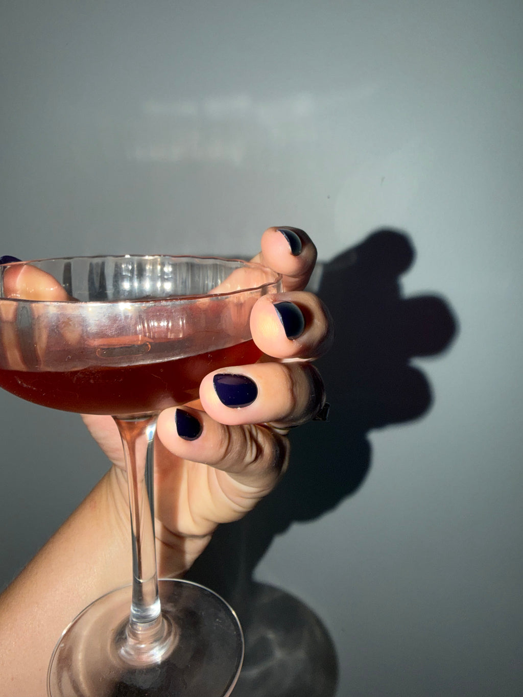 Midnight | press-on nails | oval
