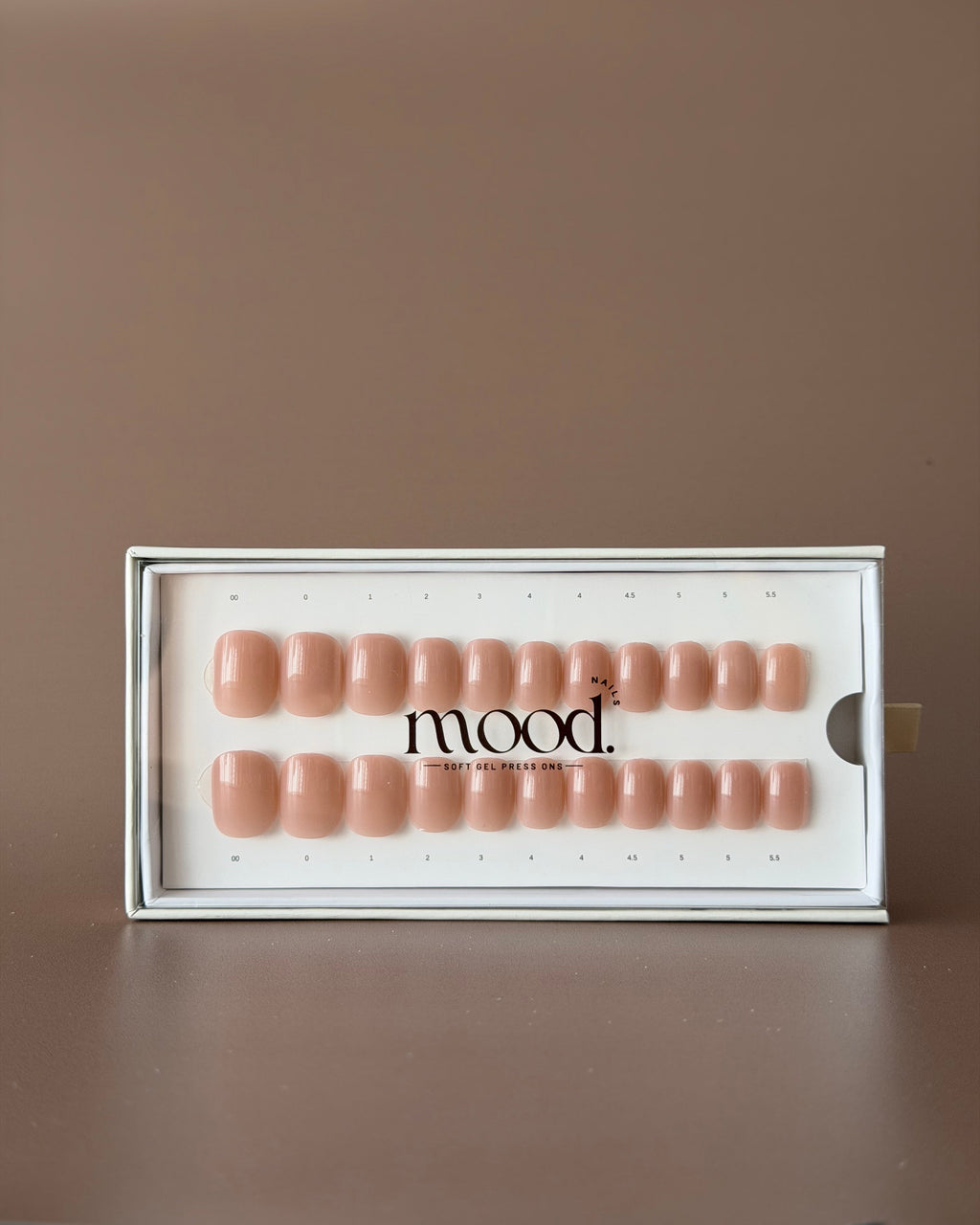 Nude Mood | press-on nails | squoval