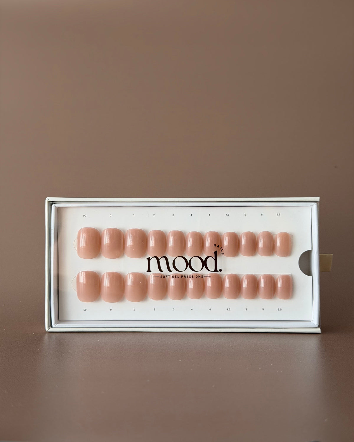 Nude Mood | press-on nails | squoval
